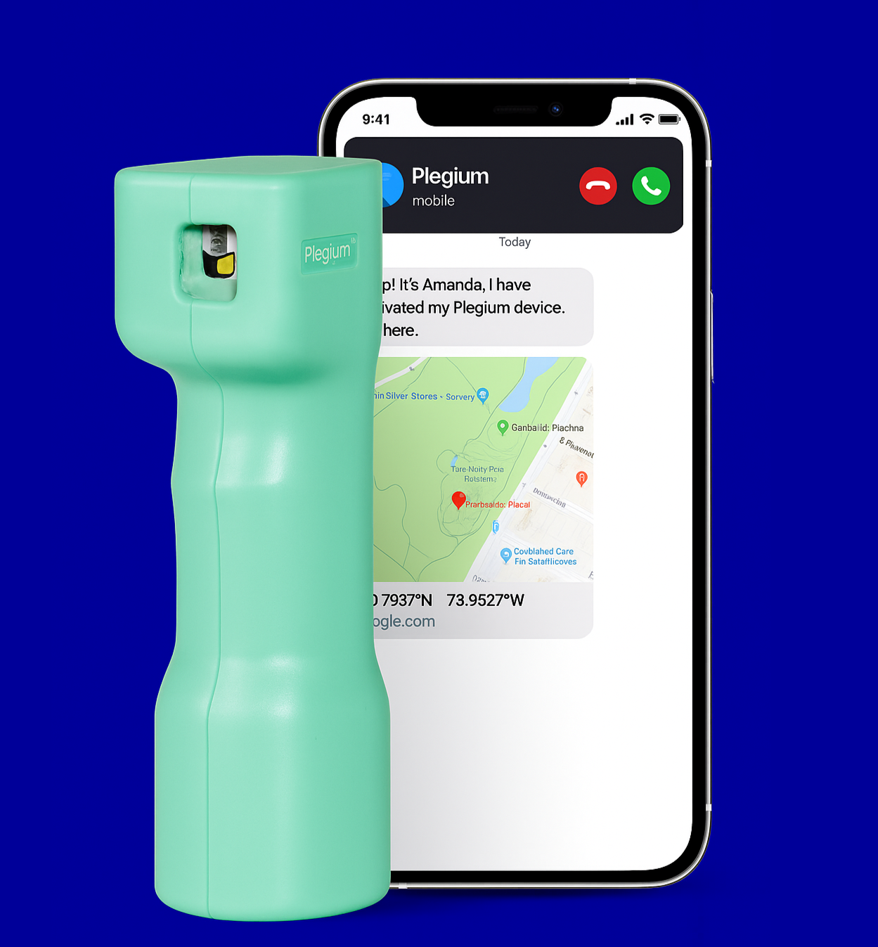 Smart Defence Spray GPS, SMS, SIRENE & LED