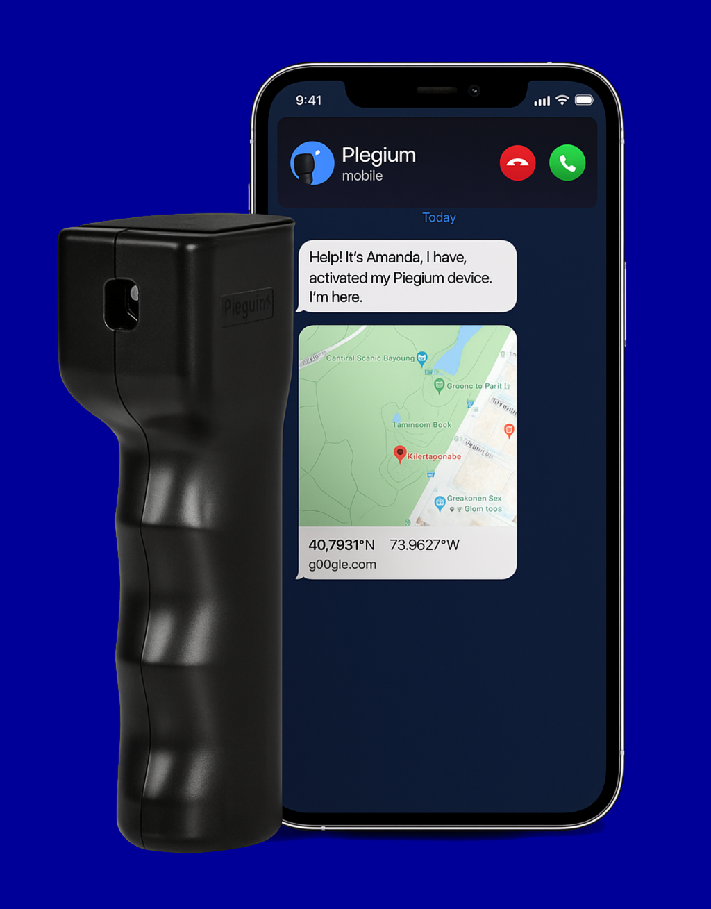 Smart Defence Spray SMS & GPS