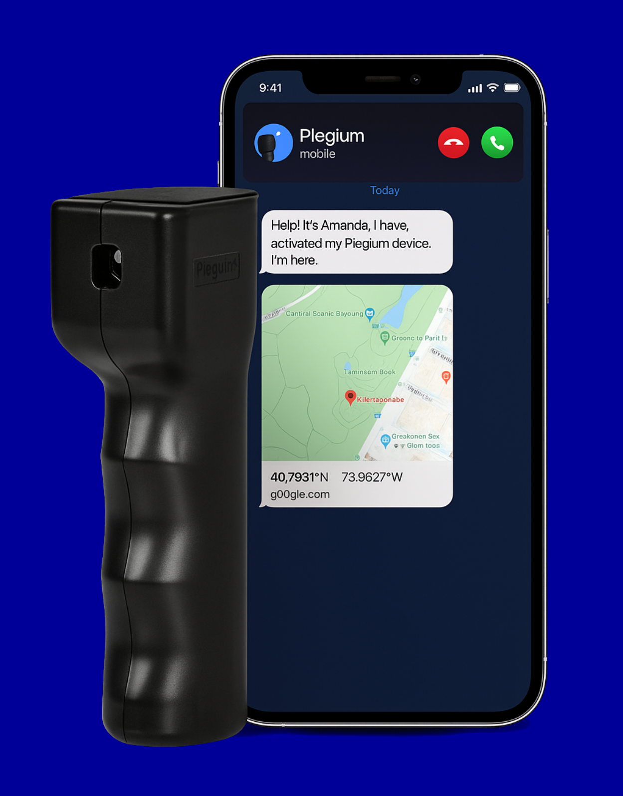 Smart Defence Spray SMS & GPS